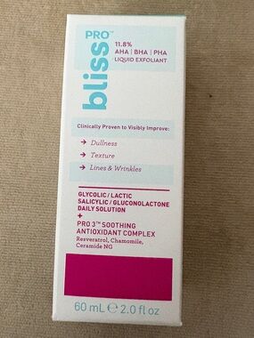 BLISS BlissPRO Liquid Exfoliant 118 AHA BHA PHA NIB
